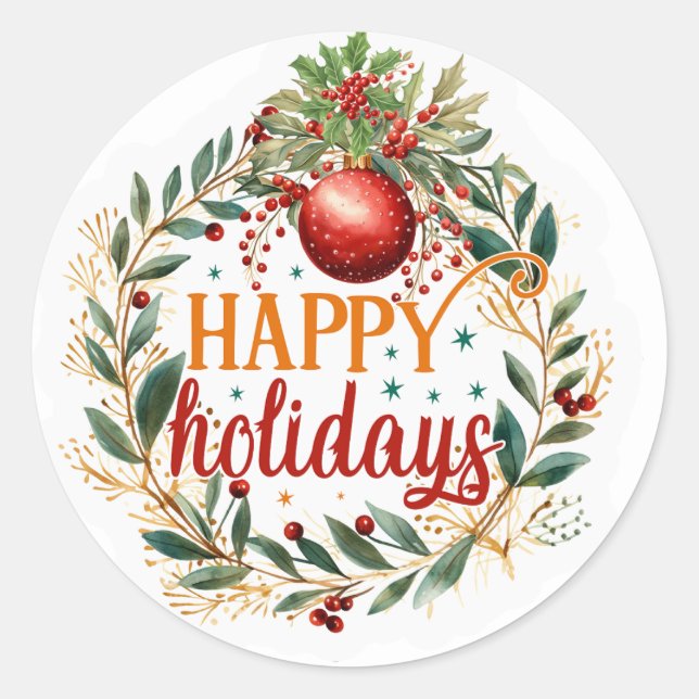 Christmas  Stickers (Front)