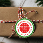 Christmas stickers from santa Workshop north pole<br><div class="desc">Christmas stickers from santa Workshop north pole</div>