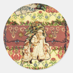 christmas stickers large 3"