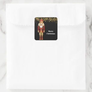 Christmas Stickers-Nutcracker Square Sticker