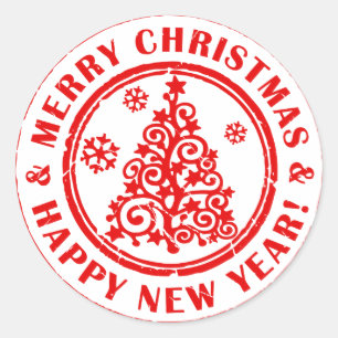 Christmas Stickers or Letter Seals