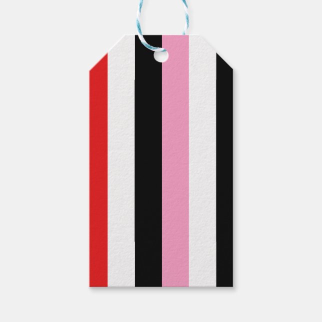 Christmas Stinks! Striped gift tag (Front)