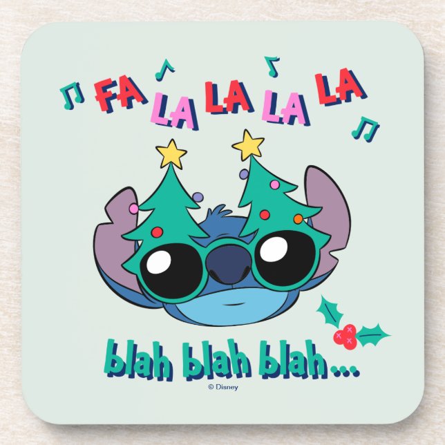 Christmas Stitch | Fa La La La La Coaster (Front)