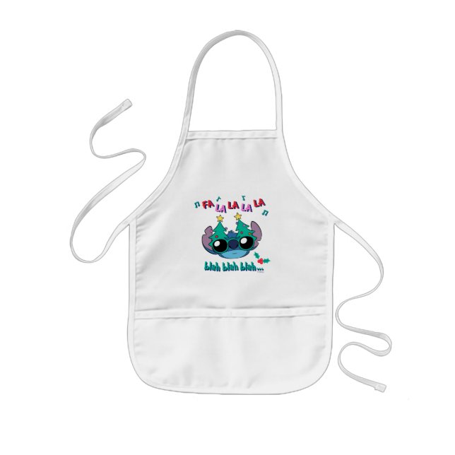 Christmas Stitch | Fa La La La La Kids Apron (Front)