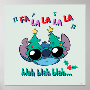 Christmas Stitch   Fa La La La La Poster
