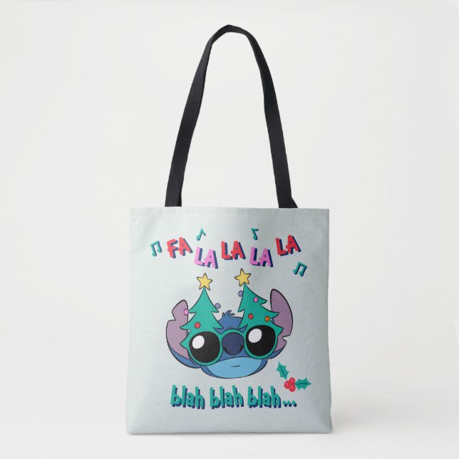 Christmas Stitch | Fa La La La La Tote Bag (Front)