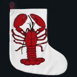 Christmas stocking Cute Lobster Nautical beach<br><div class="desc">Style, Individualize & Personalize almost anything that comes mind. Customize your whole world With A Wide Variety of Unique Zazzle Products to Choose from. Find Or Create those one-of-a-kind gifts you just cant find anywhere else. Merchandising in Unique Customizable Apparel & Unique Home Decor and much more. Inspired by the...</div>