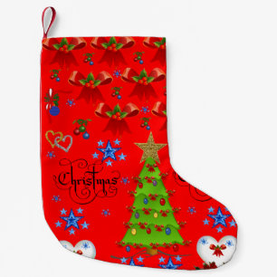 Christmas Stocking dark red