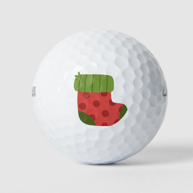 Christmas Stocking Golf Balls (Front)