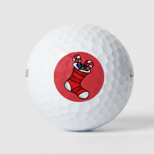 Christmas stocking golf balls