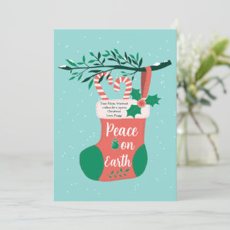 Christmas Stocking Holiday Card