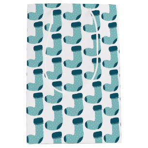 Christmas Stocking Holiday Medium Gift Bag