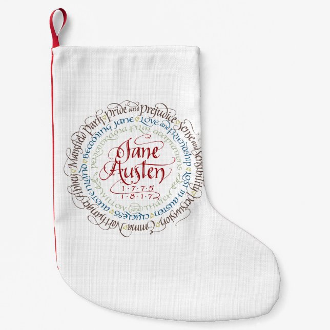 Christmas Stocking - Jane Austen Period Dramas (Front)