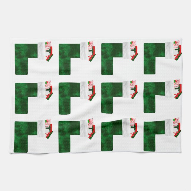 Christmas Stocking Kitchen Towels (Horizontal)