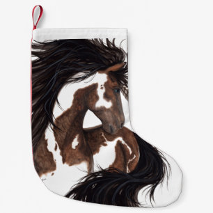 Christmas Stocking Majestic Pinto Horse by Bihrle