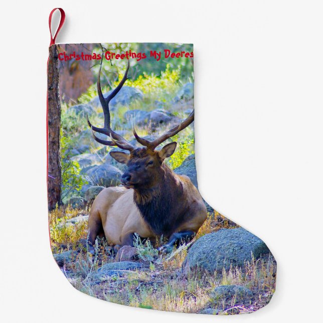 Christmas Stocking My Old Deerest (Front)