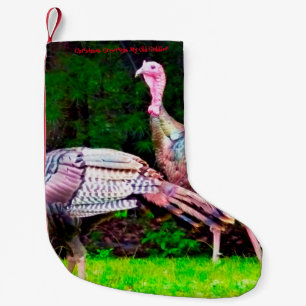Christmas Stocking My Old Gobbler