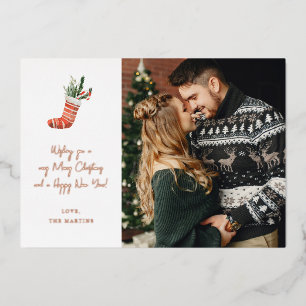 Christmas Stocking Note Photo Christmas