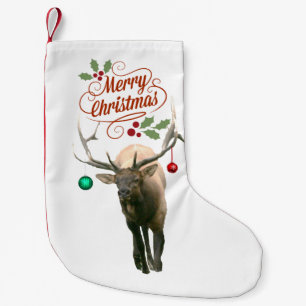 Christmas Stocking of elk