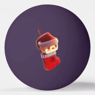 Christmas Stocking Ping Pong Ball
