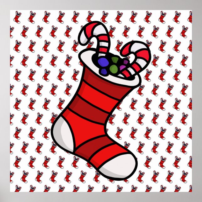 Christmas stocking poster (Front)
