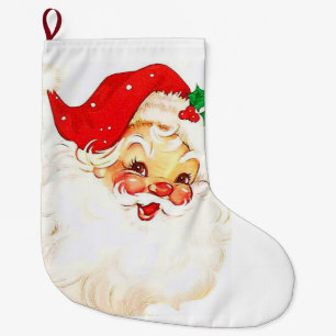Christmas Stocking, Santa Large Christmas Stocking