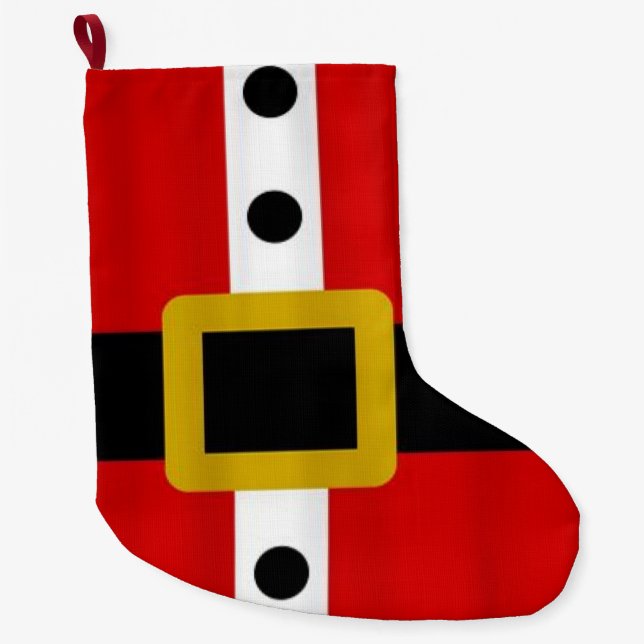 Christmas Stocking/Santas Suit Large Christmas Stocking (Front)