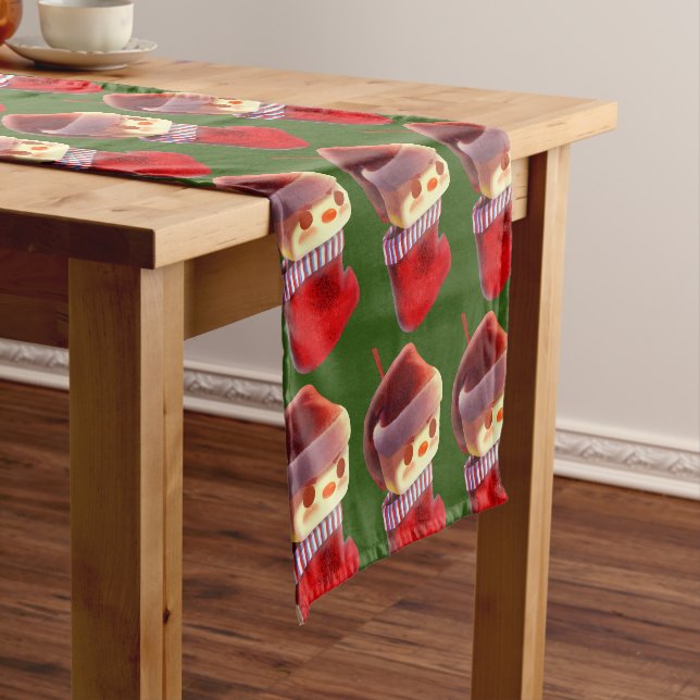 Christmas Stocking Short Table Runner (In Situ)