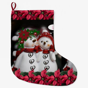 Christmas Stocking, Snowman Large Christmas Stocking