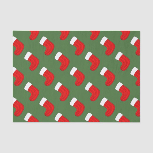 Christmas Stocking Tissue Paper (Front)