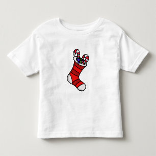 Christmas stocking toddler t-shirt