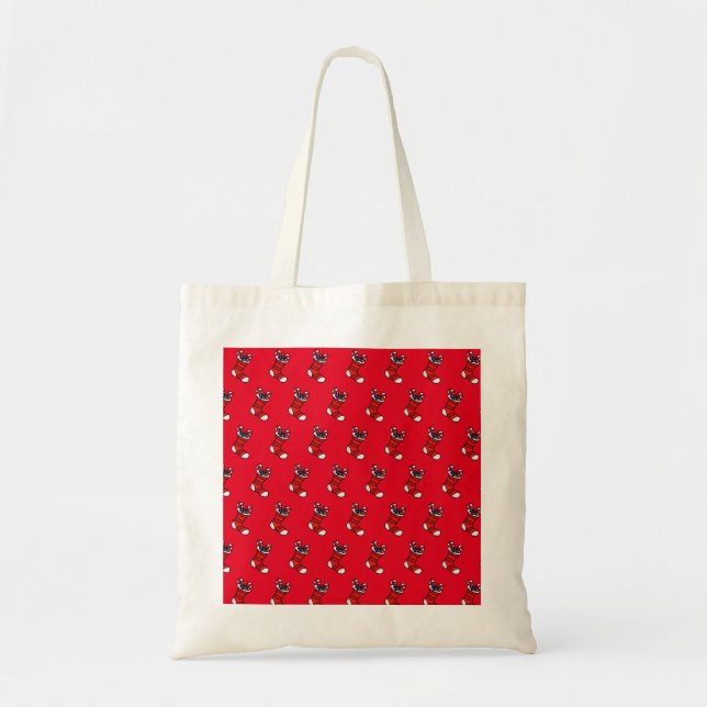 Christmas stocking tote bag (Front)