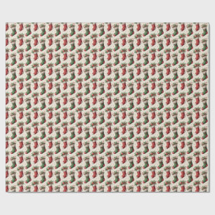 Christmas Stocking Wrapping Paper