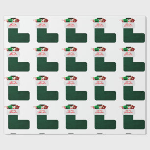Christmas Stocking Wrapping Paper