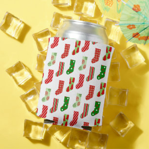Christmas Stockings Can Cooler