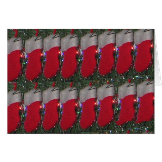 Christmas stockings - "Customize me" Card