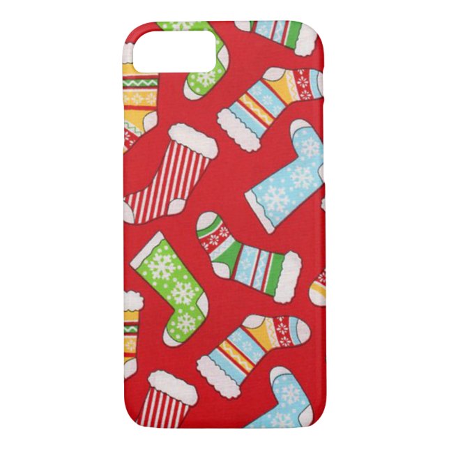 Christmas Stockings iPhone Case (Back)