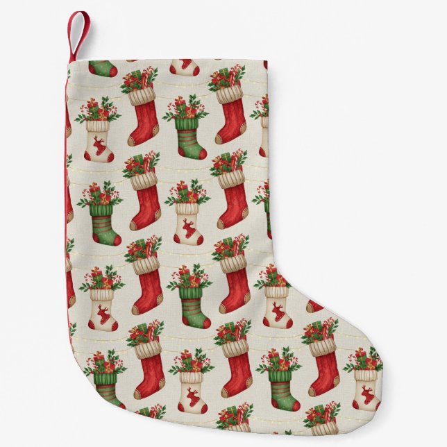 Christmas Stockings Seamless Pattern (Front)