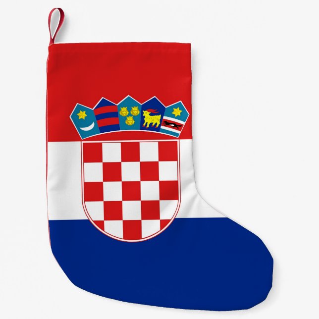 Christmas Stockings with Flag of Croatia (Front)