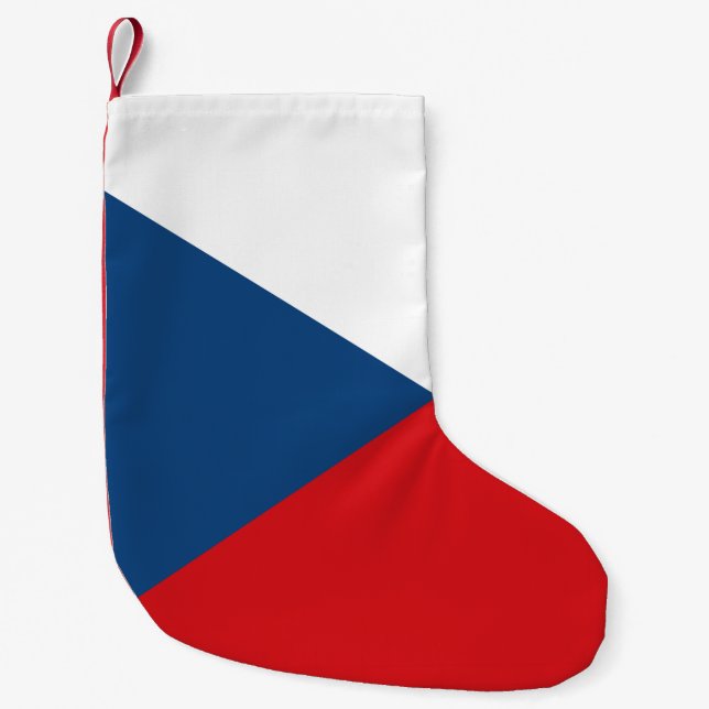 Christmas Stockings with Flag of Czechia (Front)