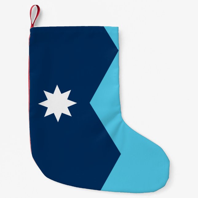 Christmas Stockings with Flag of Minnesota, USA (Front)