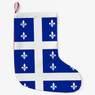 Christmas Stockings with Flag of Quebec