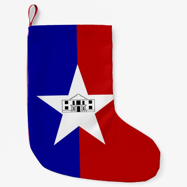 Christmas Stockings with Flag of San Antonio (Front)