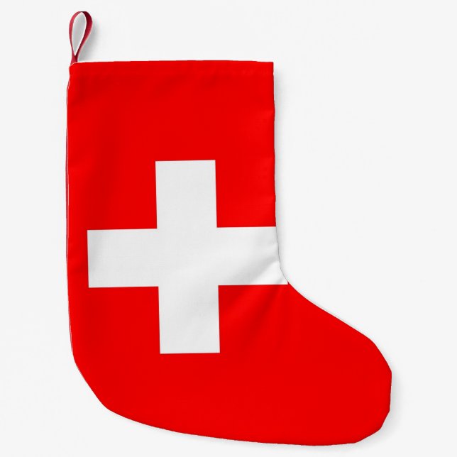 Christmas Stockings with Flag of Switzerland (Front)