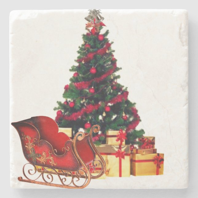 Christmas Stone Coasters (Front)