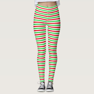 Christmas Stripes 2 Leggings