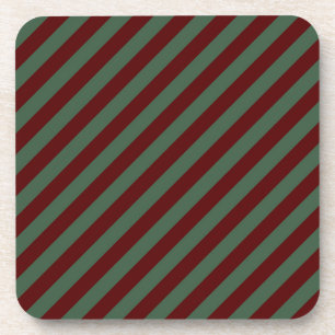Christmas Stripes Coaster