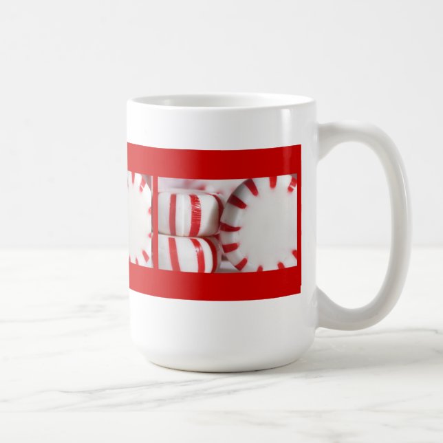 Christmas Stripes Coffee Mug (Right)