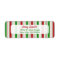 Christmas Stripes Pattern Return Address Labels