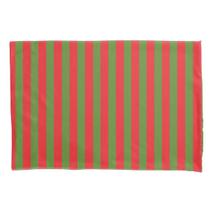 Christmas Stripes Pillowcase